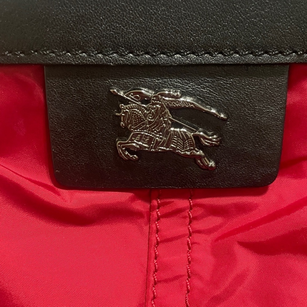 Burberry. Red Nylon Tote Bag - Picture 2 of 15